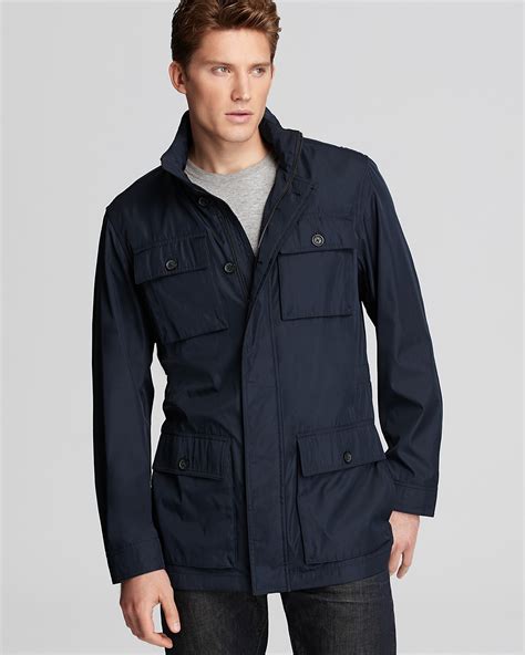 michael kors mens garment-dyed field jacket|Michael Kors Modern Fit Field Jacket .